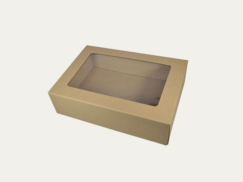 Custom Window Kraft Boxes | Wholesale Printed Kraft Packaging Boxes